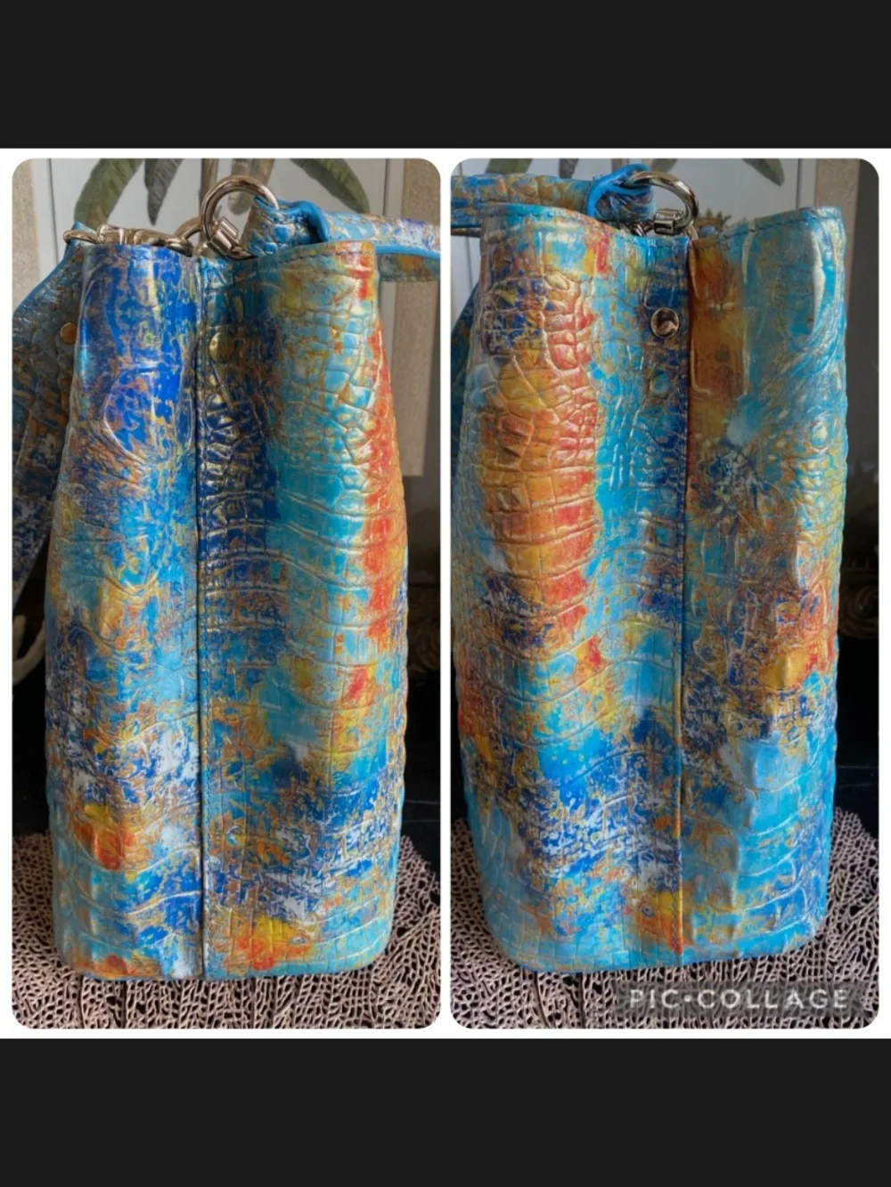 ☀️🐠🐡 BRAHMIN REEF MELBOURNE MEDIUM AMELIA BUCKET BAG